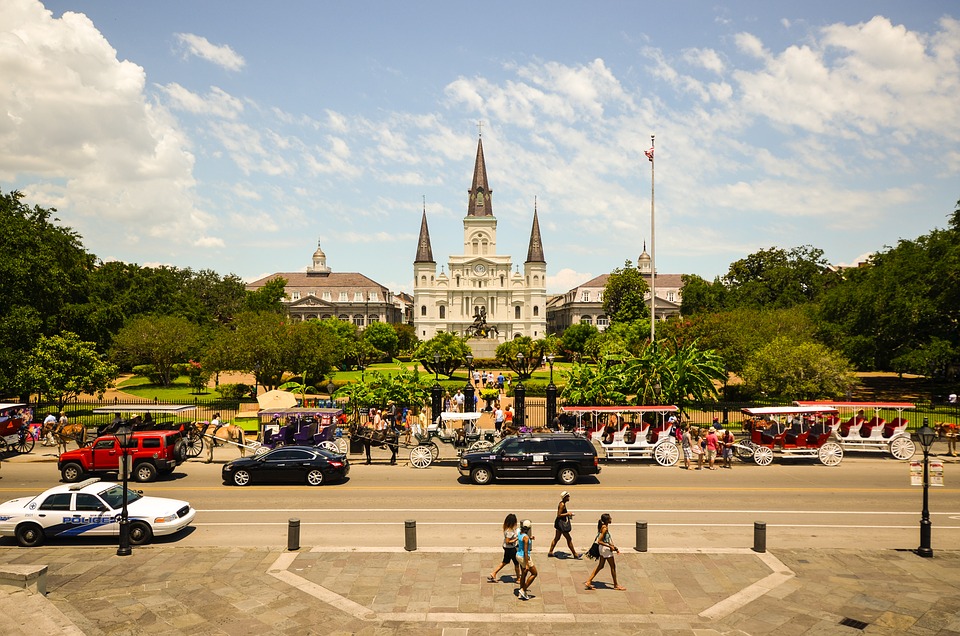 Jackson Square in New Orleans.