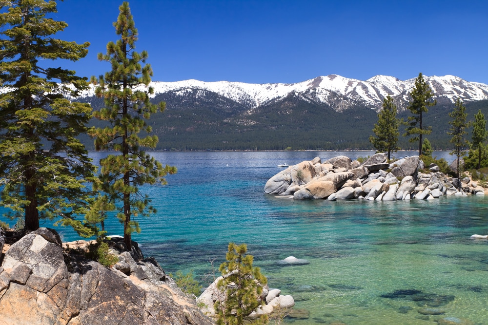 lake-tahoe-with-snowy-mountains