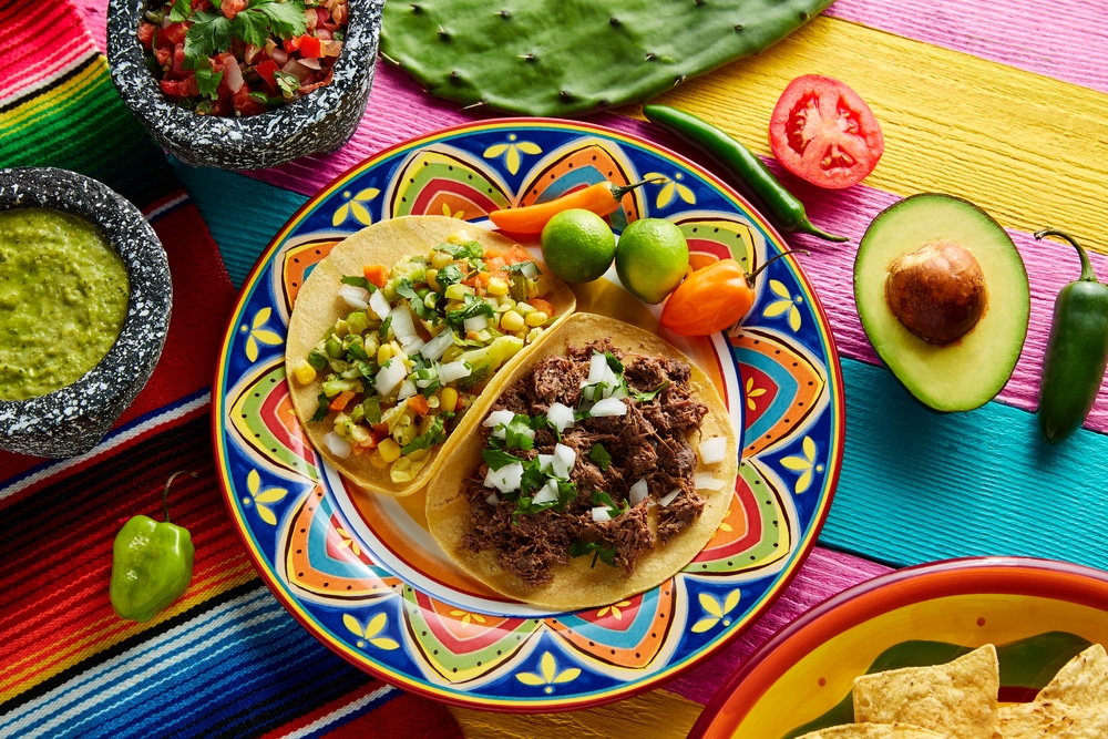 colorful-display-of-tacos